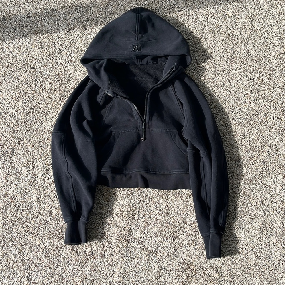 Scuba Oversized 1/2 Zip XS/S Black (lululemon)